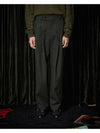 British Wool Trousers Dark Green MM213PT001DGN - MONTSENU - BALAAN 3