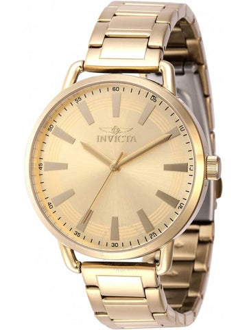 Invicta Wildflower Quartz Gold Dial Ladies Watch 46332 - INVICTA - BALAAN 1