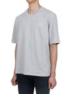 Alexandre Mattiussi Short Sleeve T-Shirt Grey - AMI - BALAAN 4