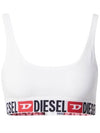 UFSB-Oriba Logo Band Bra White - DIESEL - BALAAN 1