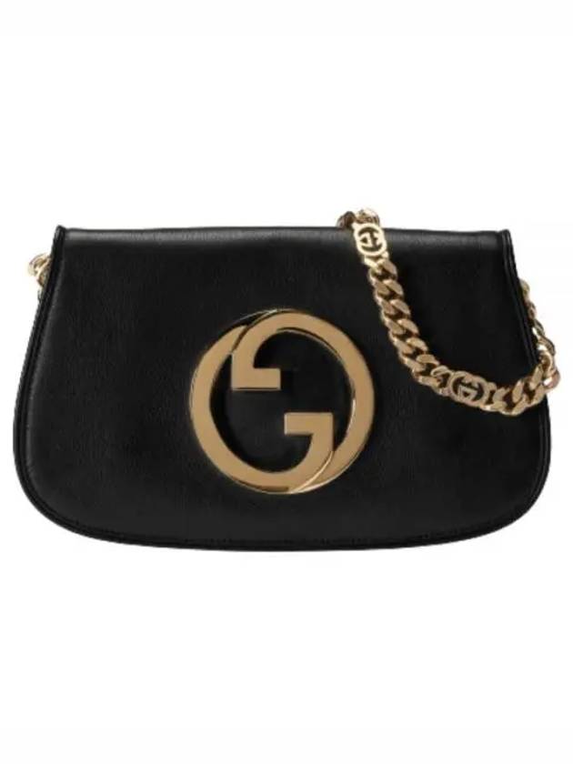 Blondie Interlocking G Shoulder Bag Black - GUCCI - BALAAN 2