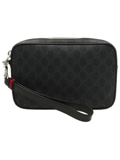 GG Supreme Canvas Pouch Black - GUCCI - BALAAN 2