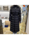 Women's Person Fudson Down Long Padded Jacket Black - MONCLER - BALAAN 2