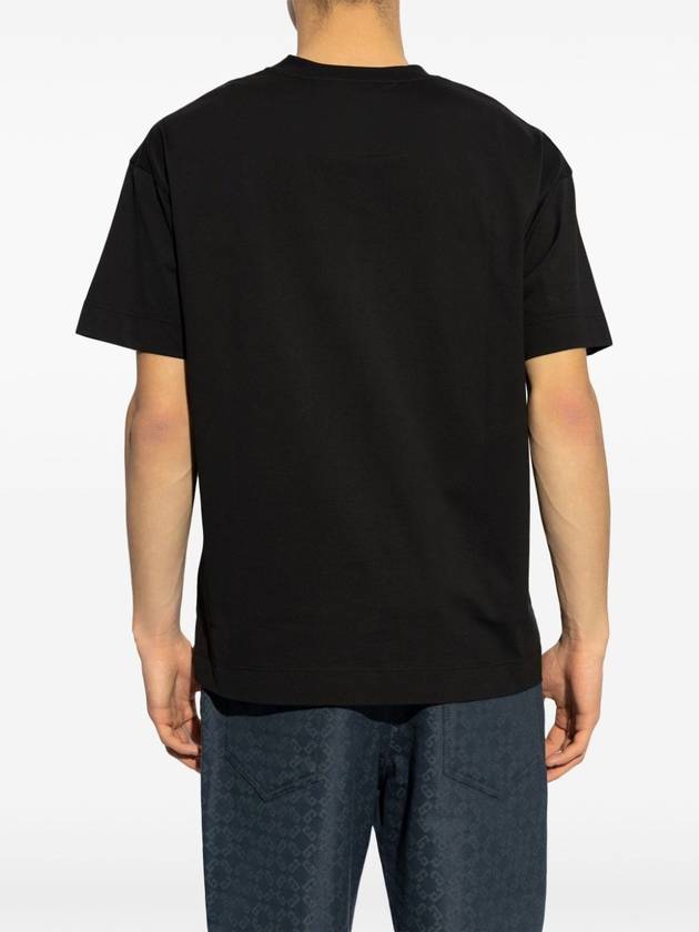 Medallion Crew Neck Short Sleeve T-Shirt Black - GIVENCHY - BALAAN 5