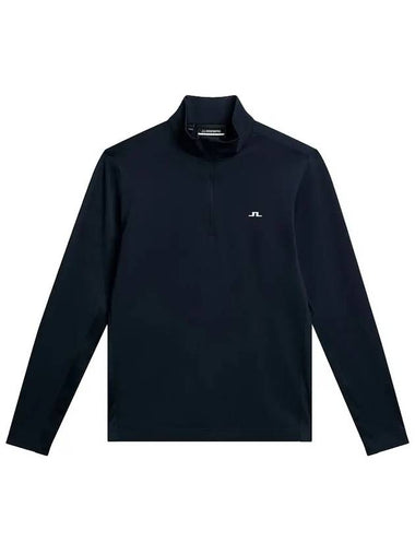 Men s Luke Quarter Zip up Golf Midlayer Navy GMJS10943 6855 - J.LINDEBERG - BALAAN 1