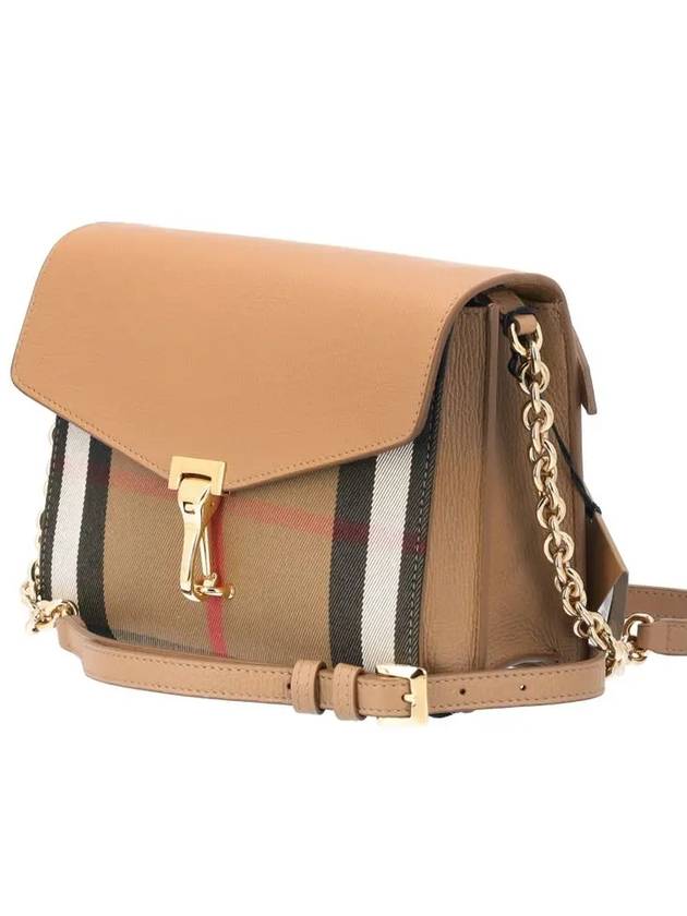 Women's Checked Leather Cross Bag Brown - BURBERRY - BALAAN 7