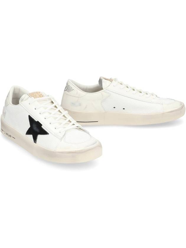 Star Patch Lace Up Low Top Sneakers White - GOLDEN GOOSE - BALAAN 4