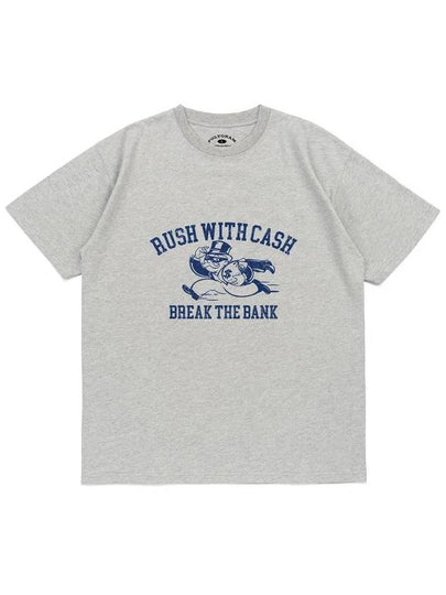 Rush with Cash Short Sleeve T Shirt Gray - POLYGRAM - BALAAN 2