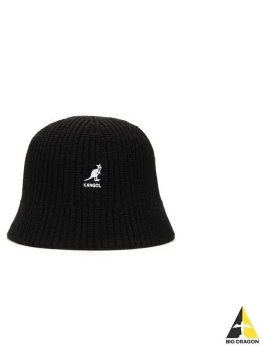 Solid Knit Bucket 4567 Black - KANGOL - BALAAN 1