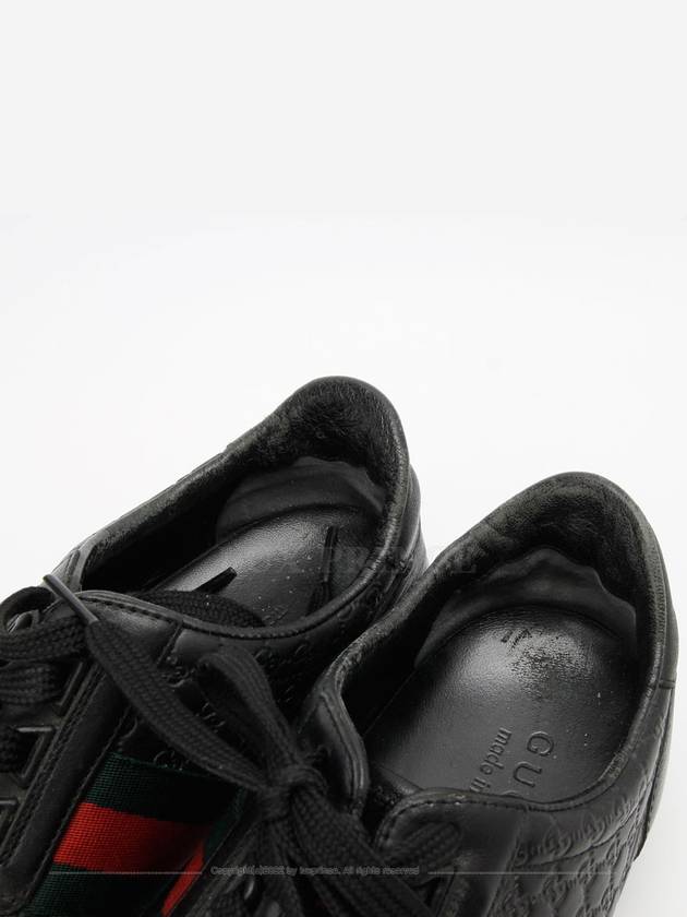 Cima web line sneakers black 11187hva - GUCCI - BALAAN 3