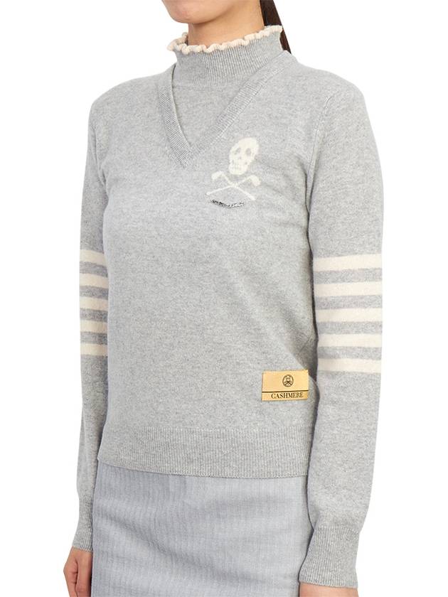 Golf Wear Women s Neck Polar Knit MLW 2C AB02 HGREY - MARK & LONA - BALAAN 3