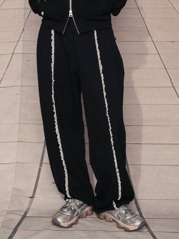 Race Training Track Pants Black - HIGH SCHOOL DISCO - BALAAN 2