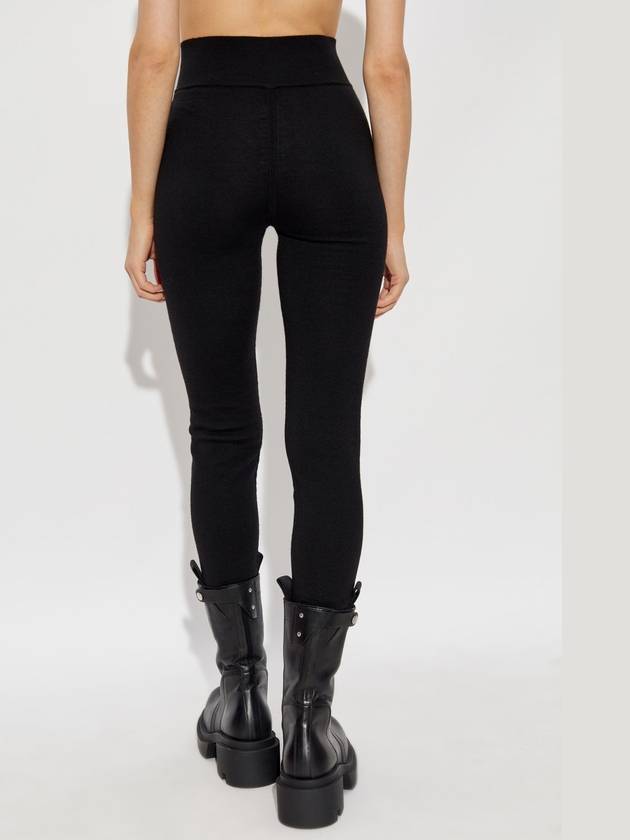 Rick Owens Wool Leggings, Women's, Black - RICK OWENS - BALAAN 4