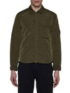 Chrome-R Pocket Over Long Sleeve Shirt Green - CP COMPANY - BALAAN 4