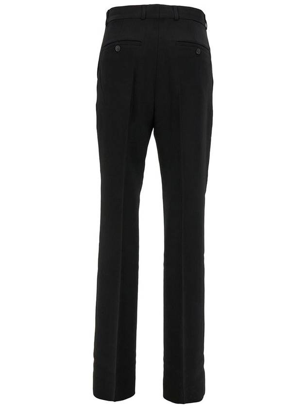 Black Flared Tailored Pants In Viscose Blend Woman - TOTEME - BALAAN 2