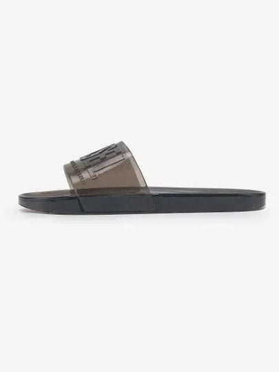 SA Karaibi GL Logo Strap Transparent Slippers Black - DIESEL - BALAAN 2