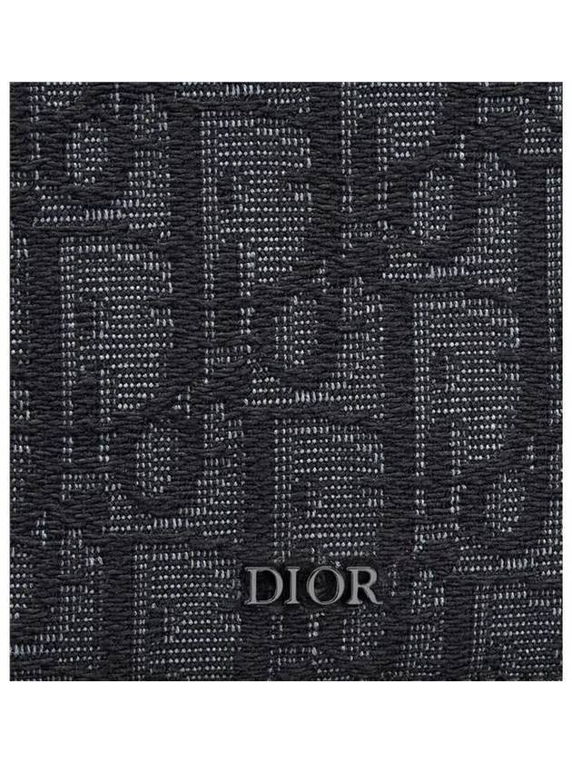 Wallet Black  Oblique Jacquard - DIOR - BALAAN 6