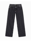 Jeans New Wide Fit Denim Jeans Black - CALVIN KLEIN - BALAAN 1