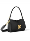 Soft Twist Other Leather Shoulder Bag Black - LOUIS VUITTON - BALAAN 4