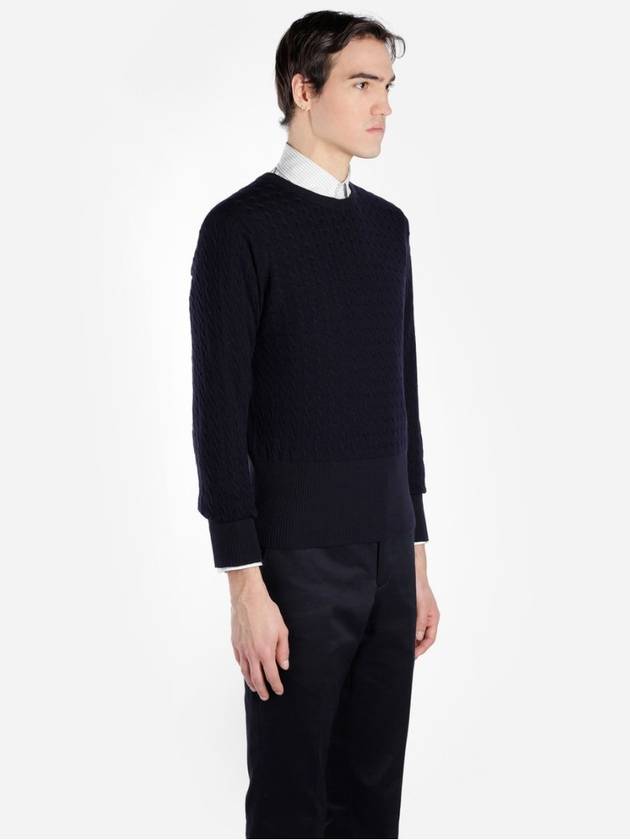 Three stripes signature sweater knit mka162a 03960 - THOM BROWNE - BALAAN 3