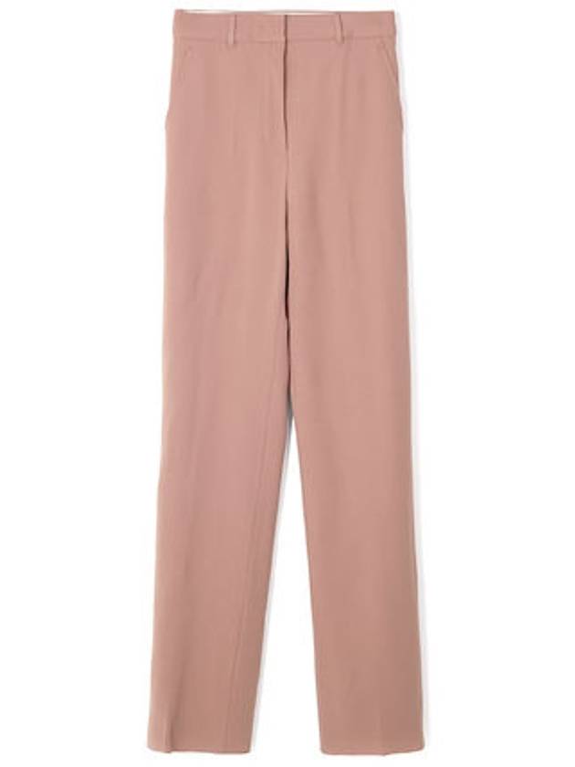 Quasar Virgin Wool Straight Pants Pink - MAX MARA - BALAAN 2