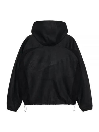 Linen Shell Hooded Jacket Black - NIKE - BALAAN 2