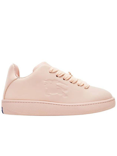 Box Leather Low-Top Sneakers Pink - BURBERRY - BALAAN 2