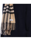 Wide Check Cashmere Scarf Beige - BURBERRY - BALAAN 7