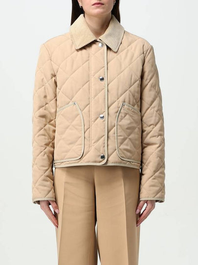 Quilted Classic Collar Jacket Beige - BURBERRY - BALAAN 2