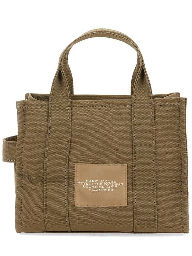 Logo Small Canvas Tote Bag Khaki - MARC JACOBS - BALAAN 4