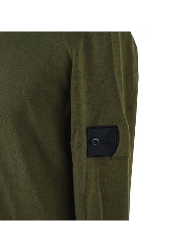 Shadow Project Soft Cotton Knit Top Khaki - STONE ISLAND - BALAAN 8