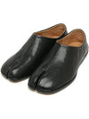 Tabi Babouche Leather Slippers Black - MAISON MARGIELA - BALAAN 2