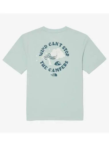 The North Face KIDS Camp Everyday Short Sleeve Round Tee NT7UQ10U MIN - THE NORTH FACE - BALAAN 1