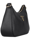 Vitello Dino Leather Shoulder Bag Black - PRADA - BALAAN 5