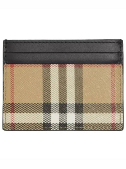 Vintage Check Card Wallet Beige - BURBERRY - BALAAN 2