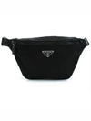 Logo Re-Nylon Fabric Belt Bag Black - PRADA - BALAAN 2