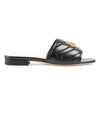 Double G Matelasse Slippers Black - GUCCI - BALAAN 2