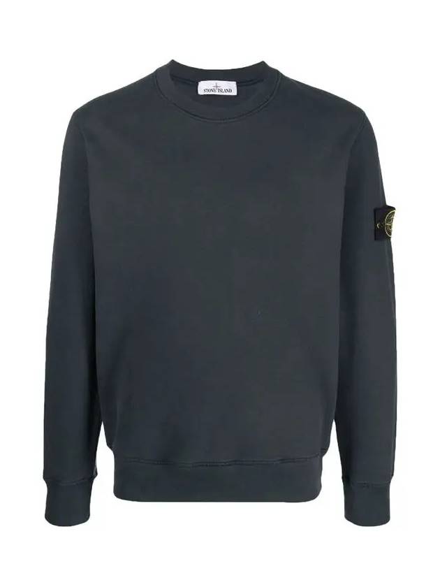 Wappen Patch Crewneck Sweatshirt Navy - STONE ISLAND - BALAAN 2