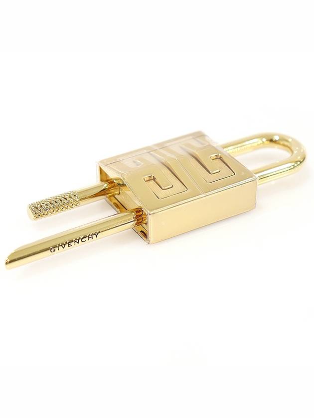 BK60D5K1C9 Gold Metal Small 4G Padlock Pendant Keyring Bag Charm - GIVENCHY - BALAAN 3