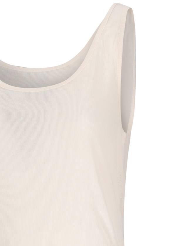 Cotton Rib Sleeveless - SAINT LAURENT - BALAAN 4