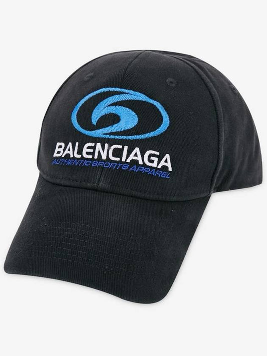 Embroided Logo Ball Cap Black - BALENCIAGA - BALAAN 2