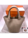 Picotin Lock 18 Tote Bag Brown - HERMES - BALAAN 3