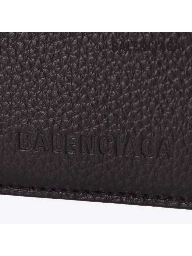 Zipper Leather Card Wallet Black - BALENCIAGA - BALAAN 7