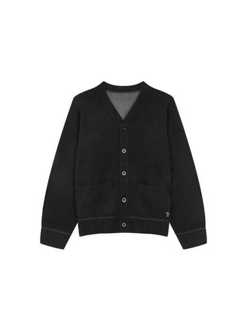 Men's S decorated cashmere knit cardigan black 270988 - SACAI - BALAAN 1