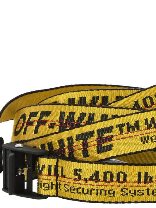 Classic Mini Industrial Casual Belt Yellow - OFF WHITE - BALAAN 2