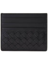 Intrecciato Classic Credit Card Case Black - BOTTEGA VENETA - BALAAN 2