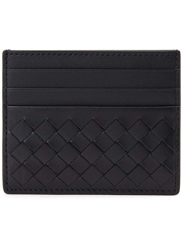 Intrecciato Classic Credit Card Case Black - BOTTEGA VENETA - BALAAN 2