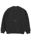 Waffen Patch Ghost Piece Cotton Sweatshirt Black - STONE ISLAND - BALAAN 2