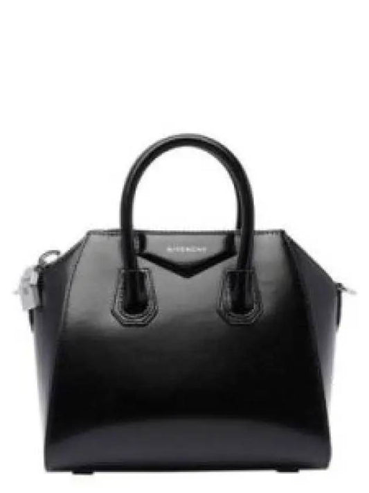 Antigona Leather Small Tote Bag Black - GIVENCHY - BALAAN 2