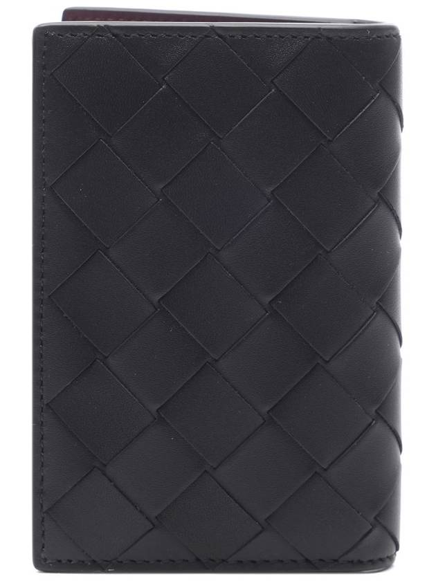 Intrecciato Card Wallet Black - BOTTEGA VENETA - BALAAN 5